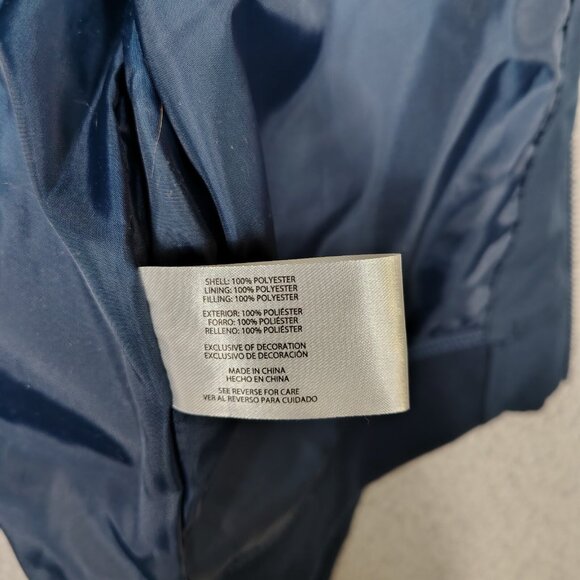 Banana Republic Bomber Jacket Men Medium Navy Lined Full Zip Lightweight Outdoor - Picture 14 of 16